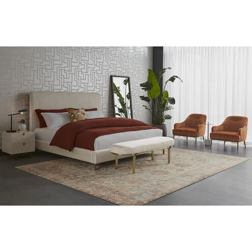 Celine 20.5 X 19.75 inch Cream Night Stand, Small